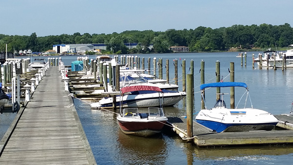 The easiest way to put your boat in the water? Locust Point Marina.